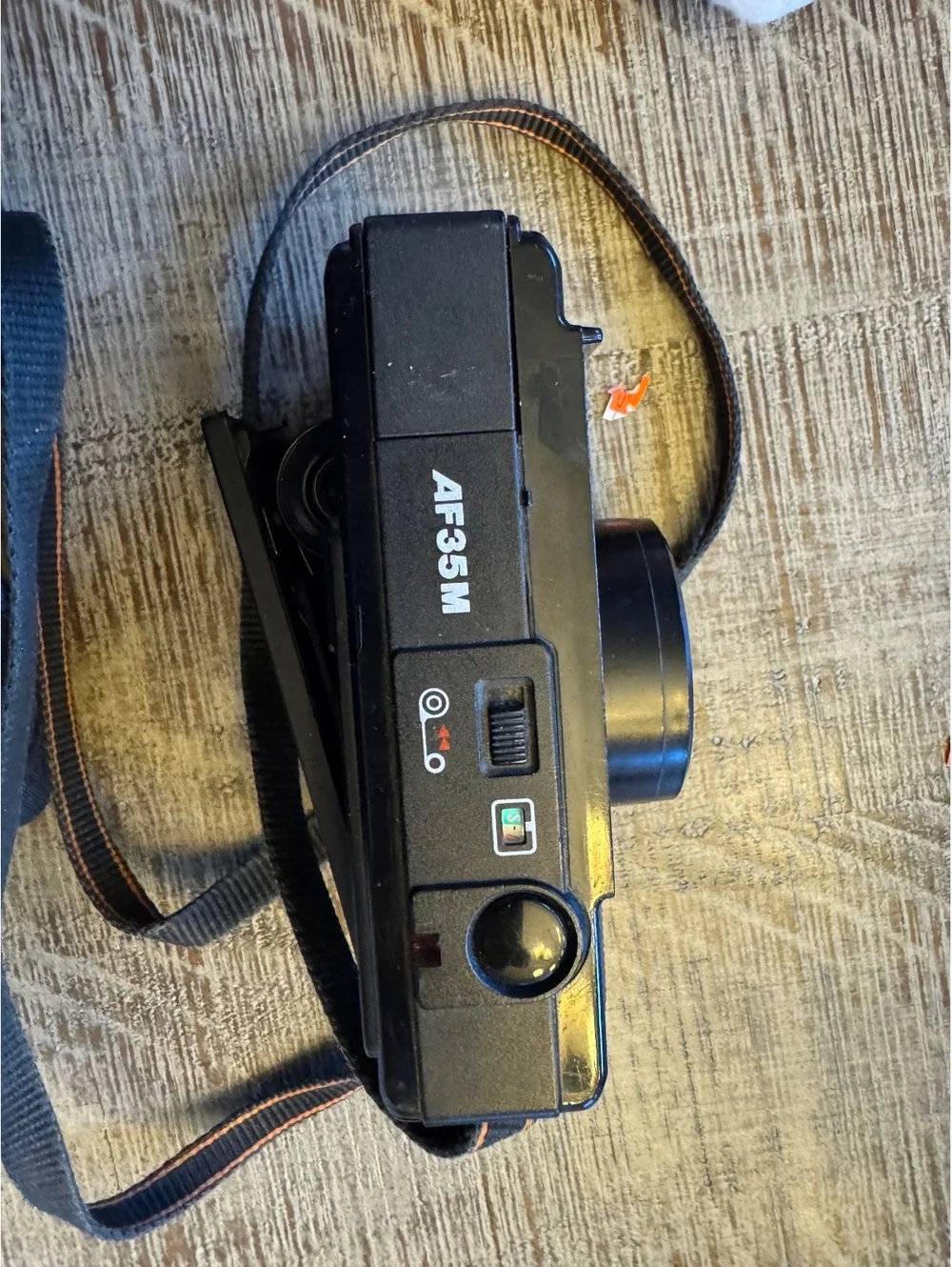 Canon AF35M Sure Shot 35mm Film Camera Parts Repair Powers On